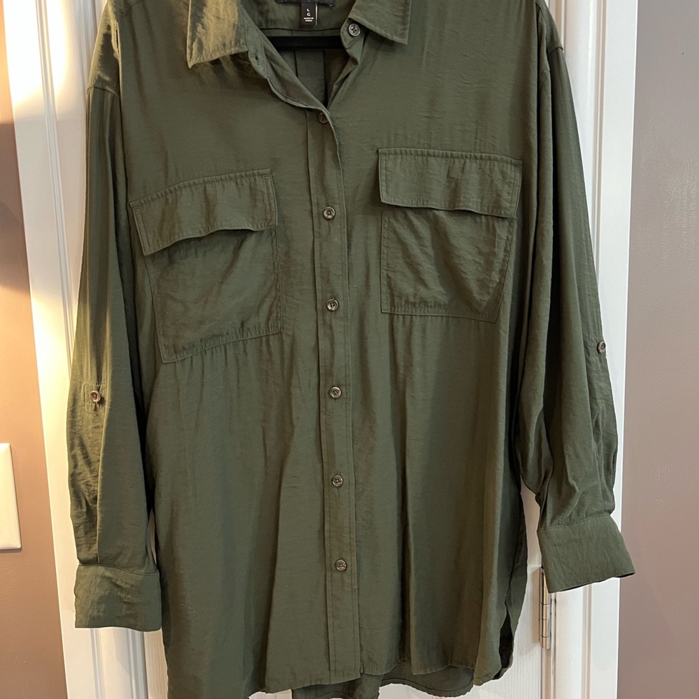 Banana Republic Utility Button Down Shirt